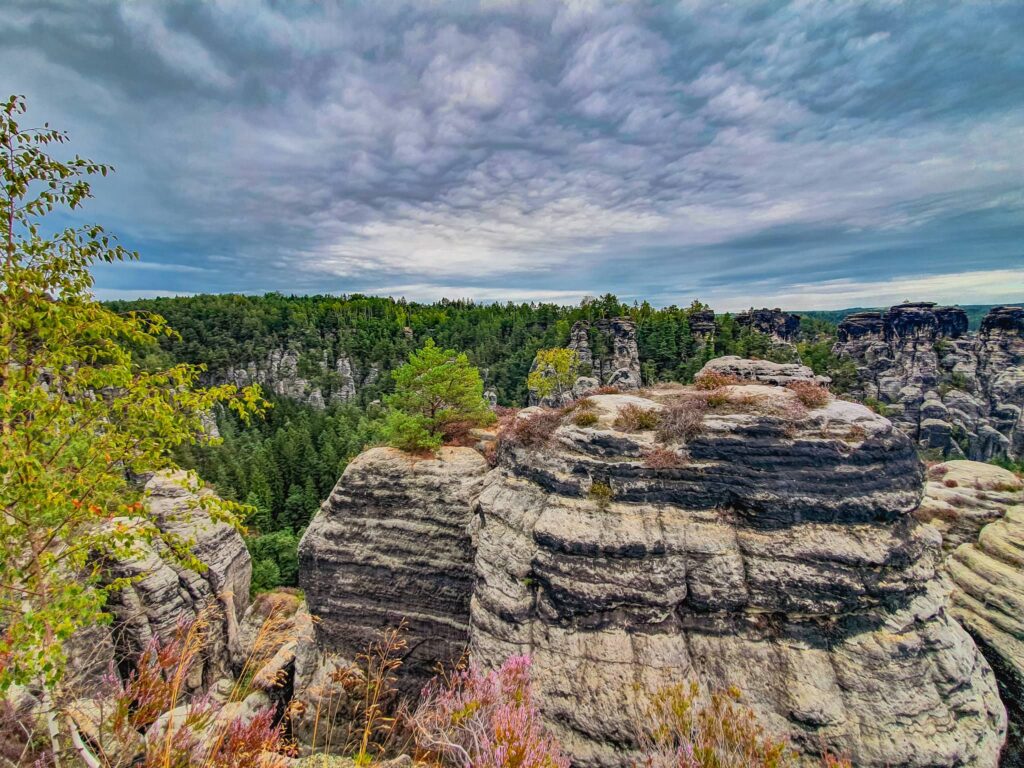 Rock formations, Saxon Switzerland National Park Rock formations in Saxon Switzerland National Park