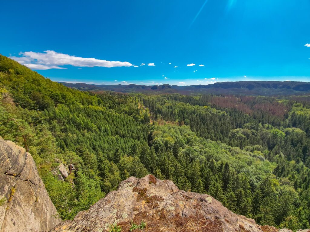 Saxon Switzerland National Park The forest-covered Saxon Switzerland National Park in Germany