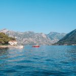 Kotor, Montenegro View of Kotor Bay surrounded by mountains, Montenegro