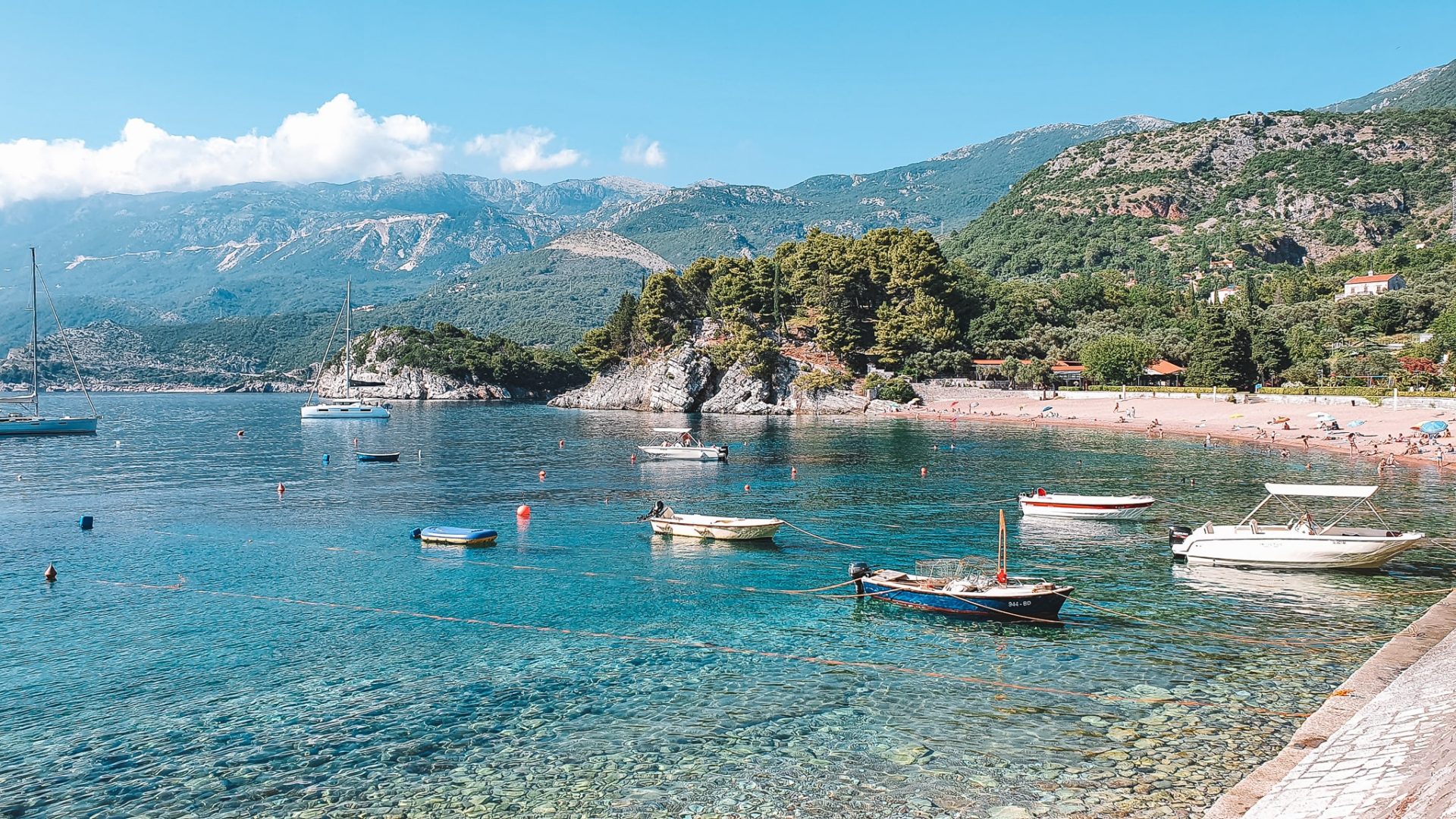gallery-01 View of Sveti Stefan on my solo trip to Montenegro