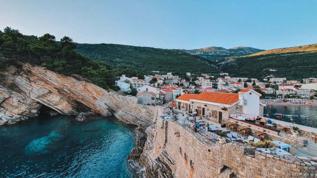 Petrovac old town and cliffs