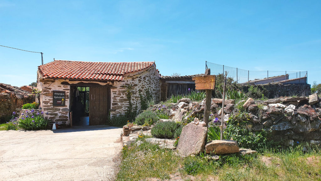 A small albergue in a village on Via de la Plata