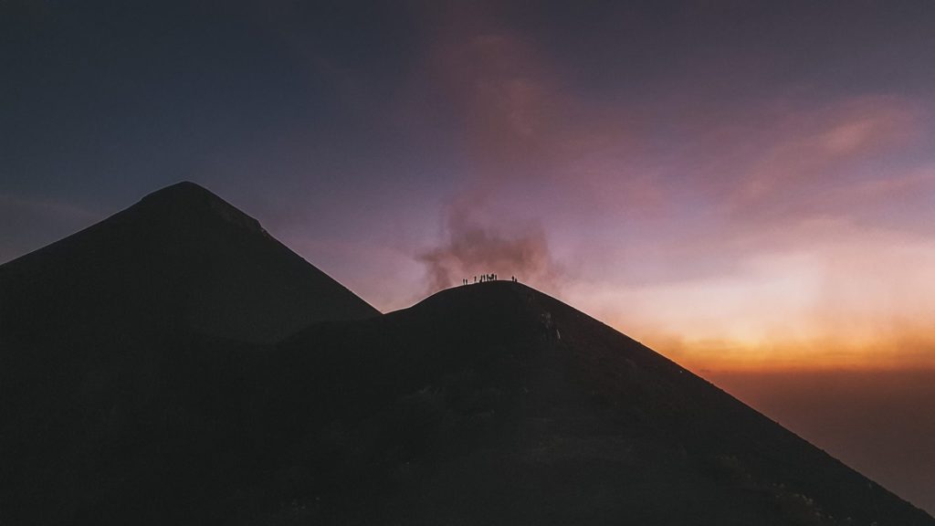 Volcán de Fuego, Sunset