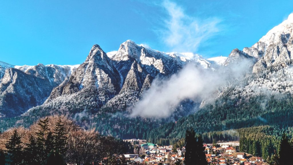 Prahova Valley Winter Prahova Valley, snow-covered mountains