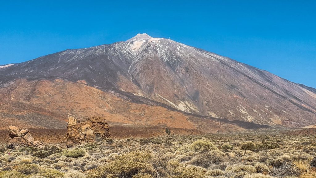 Teide Tenerife Teide volcano in Tenerife with the tip covered in snow