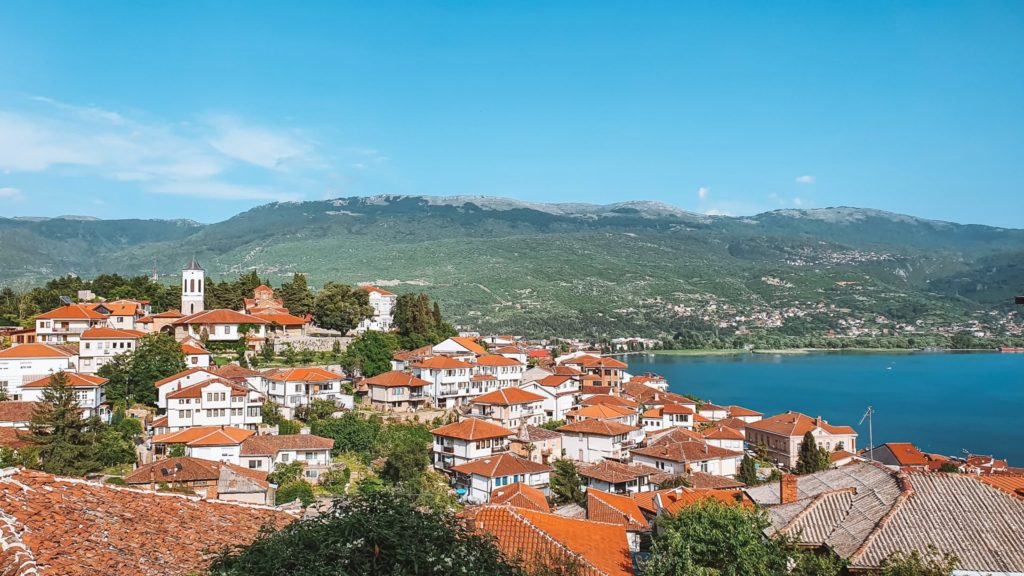 View of Ohrid from the Old City Park
