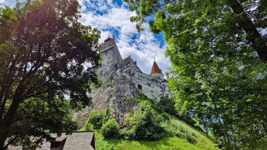 Bran Castle, view from the gardens