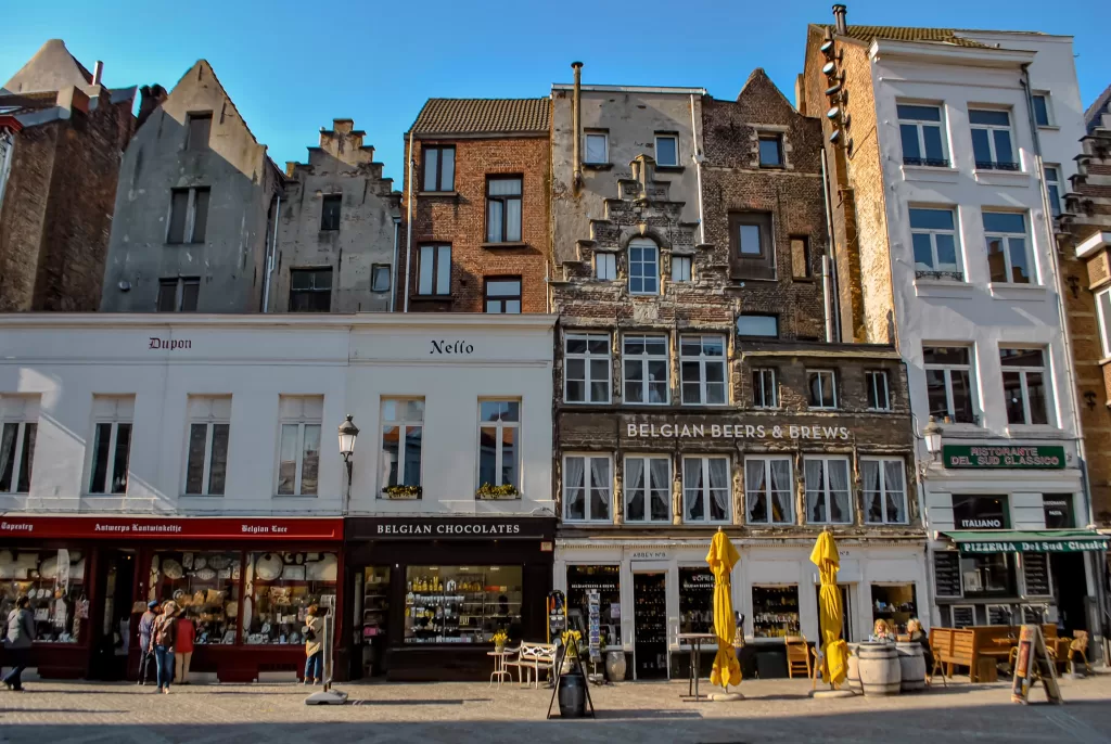 Antwerp, fall in Europe