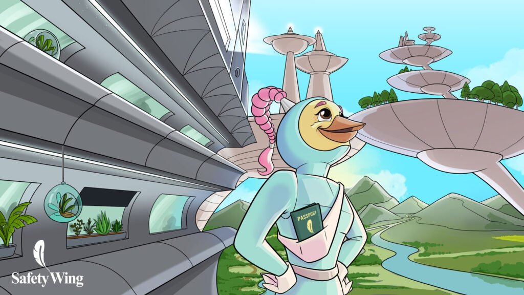 SafetyWing-Universe-A (1) SafetyWing Nomad Insurance cartoon