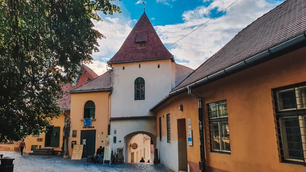 Sibiu Old Town Streets Medieval old town