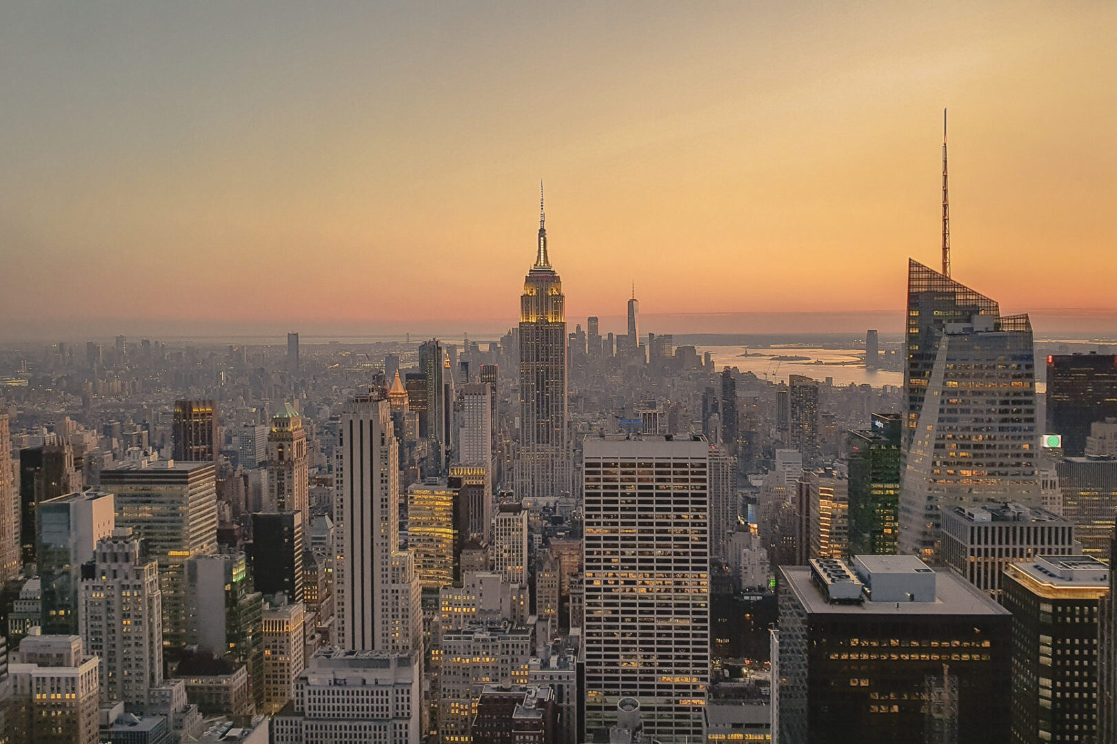 New York City, view from the Rockefeller Center