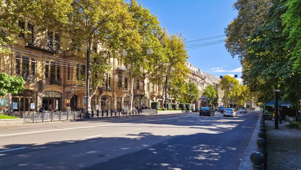 Rustaveli Avenue in Tbilisi
