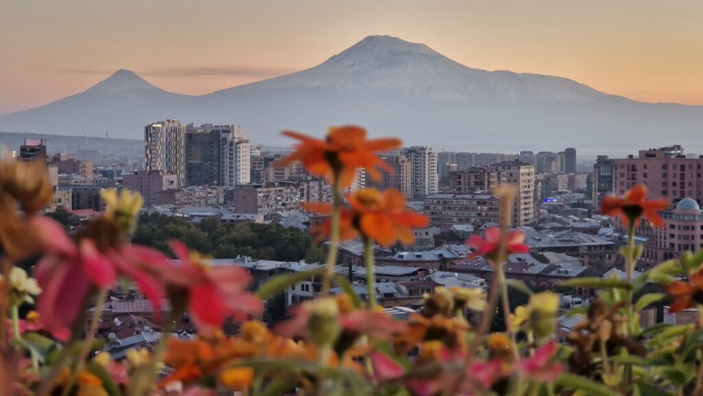 Yerevan - Mount Ararat at sunset
