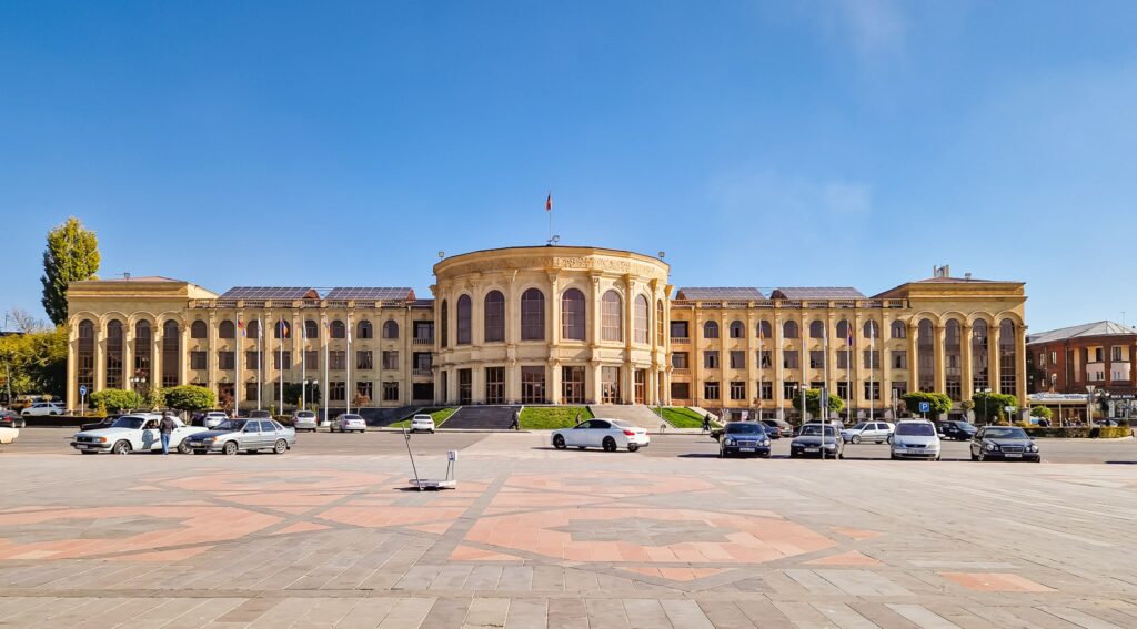 Building in Gyumri - Armenia's cultural city