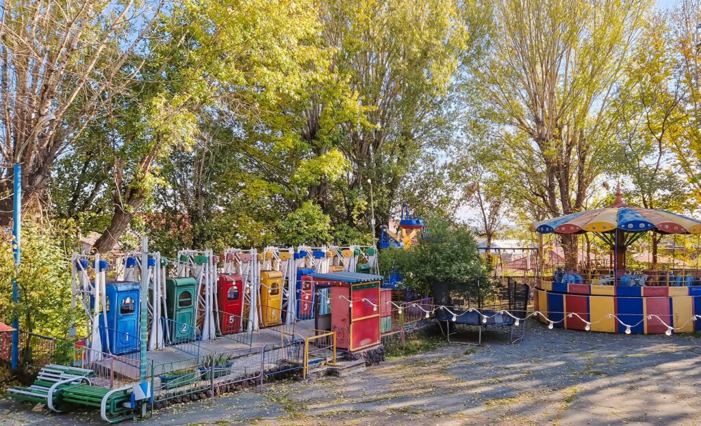 Soviet-era amusement park in Gyumri, things to do