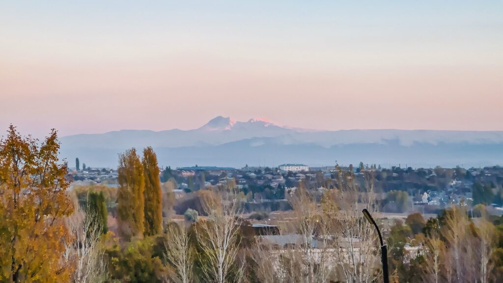 Mount Aragats in Gyumri