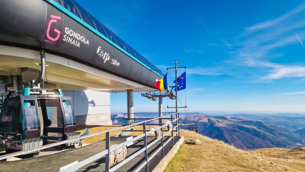 Sinaia Gondola station at 2000 meters, Romania