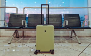 Level8 Luggage Review - Airport view
