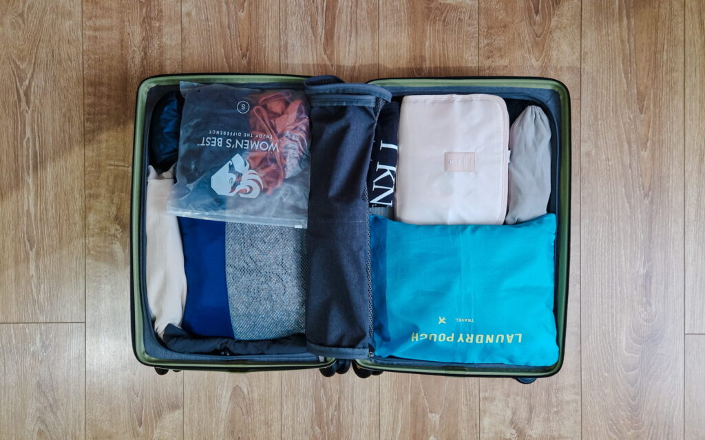 My Level8 suitcase full for a 2-month Asia trip