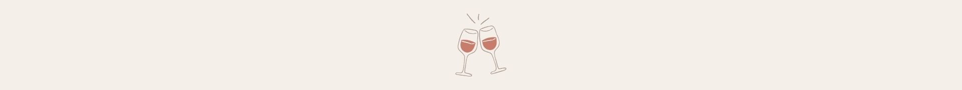Georgian Wine Two wine glasses clinking together in a toast (illustration on a beige background).T