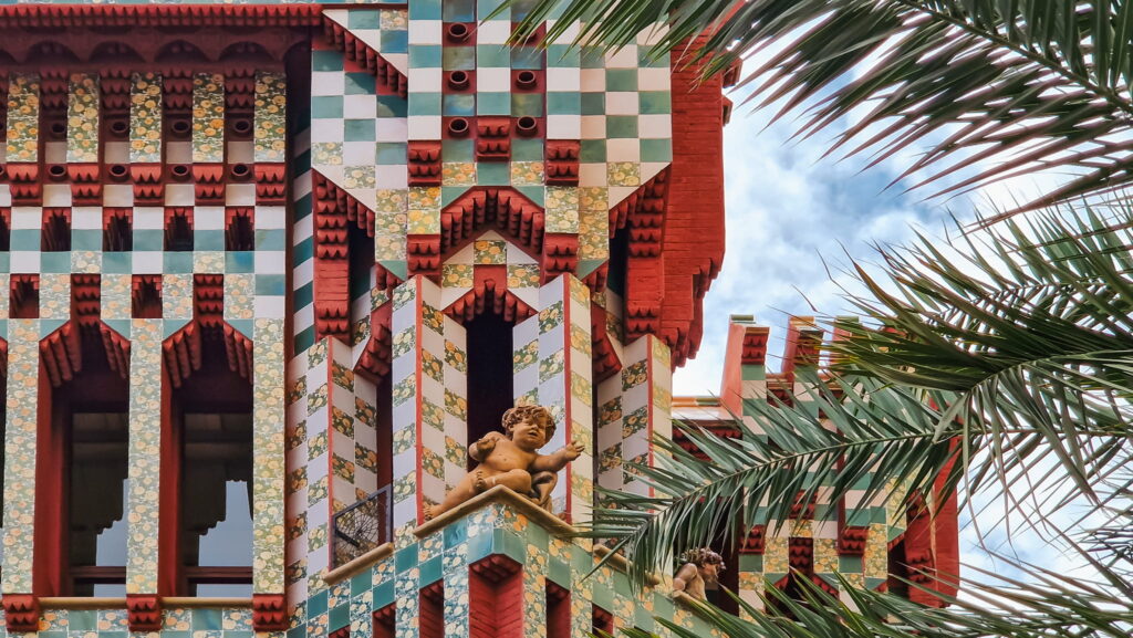 Casa Vicens detail Detail of Casa Vicens, a Gaudí building in Barcelona