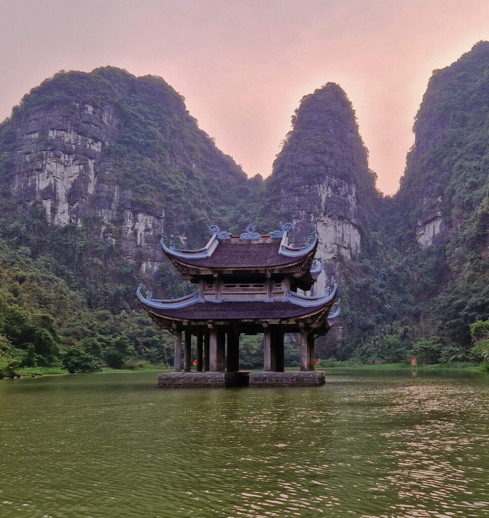 Suoi Tien Temple Temple on water in Ninh Binh, Vietnam