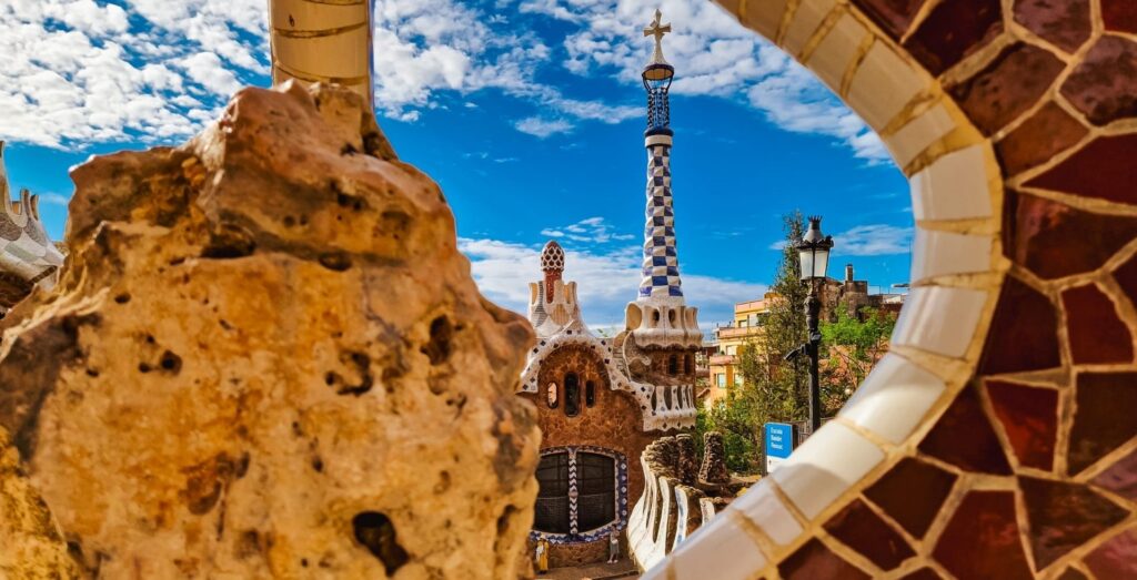 Detail of Park Güell, Barcelona